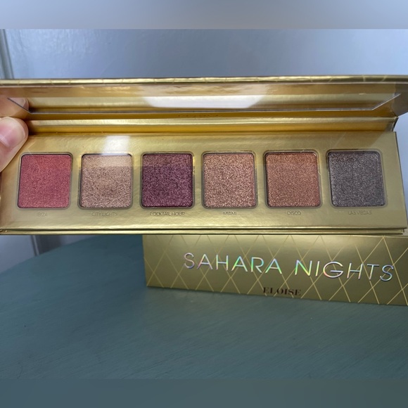 Eloise Sahara Nights Shimmer Eyeshadow Palette Luxurious Metallic Finish - Picture 4 of 5